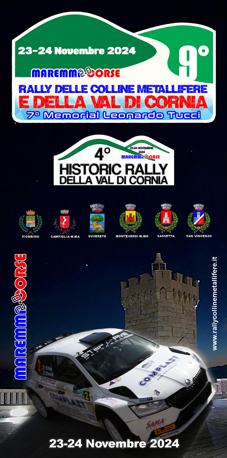 Modifiche alla viabilit per Il 9 Rally Colline Metallifere e Val di Cornia e gran finale in centro