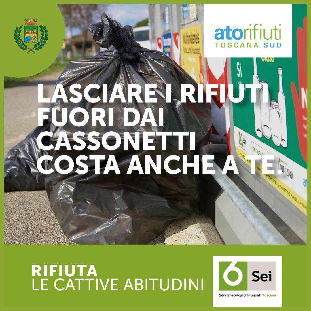 Il Comune di Piombino promuove la campagna Rifiuta le cattive abitudini