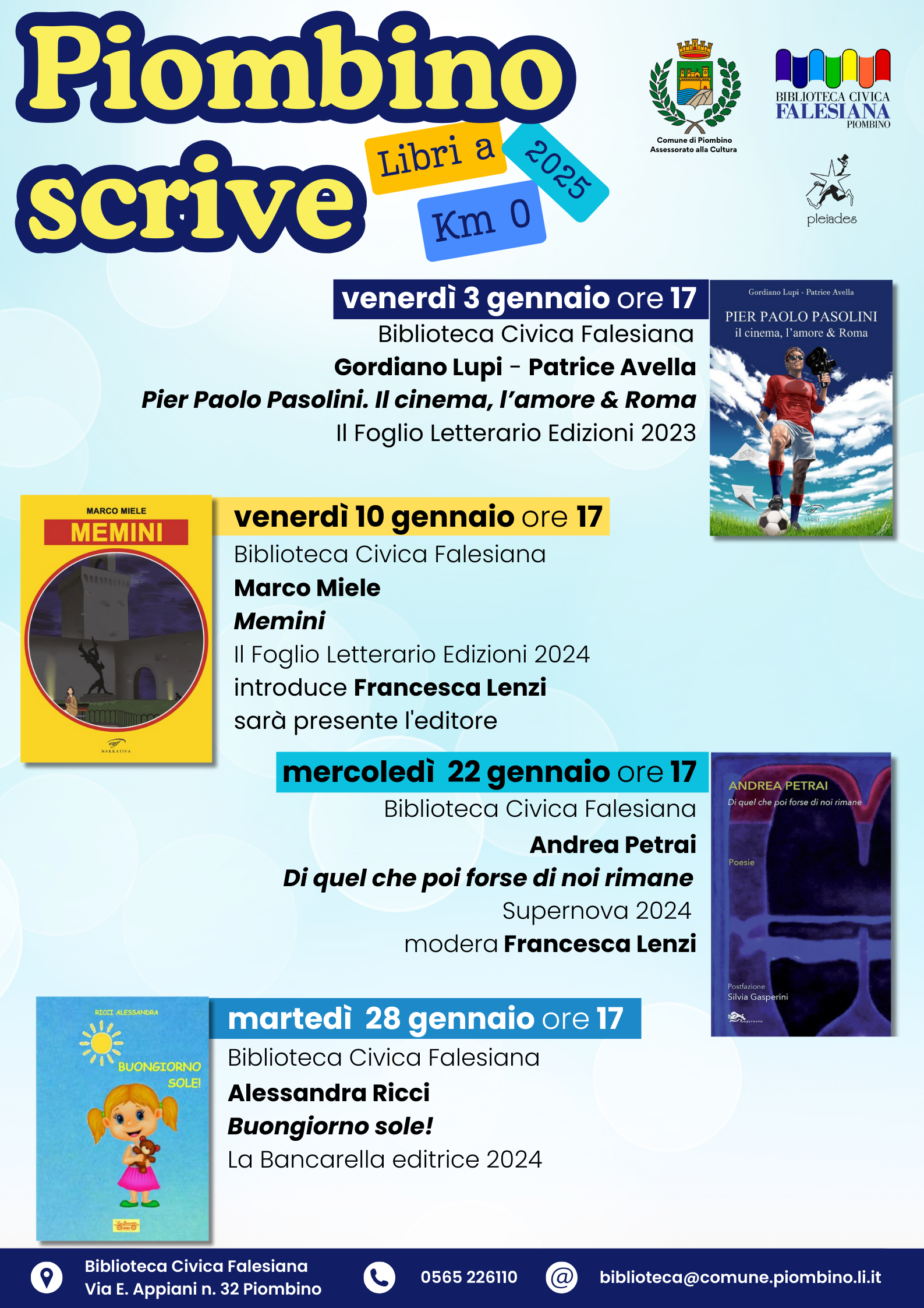Piombino Scrive: venerd 10gennaiosar presentato \